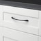 Gliderite Hardware 5 in. Center to Center Matte Black Arched Cabinet Pull - 2022-MB, 5PK 2022-MB-5 - alternate 2